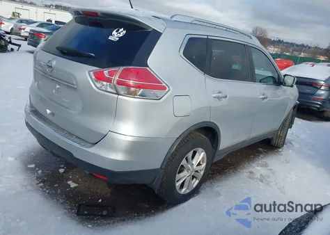 2015 Nissan Rogue Sv из США, поврежденный, VIN KNMAT2MV7FP549577